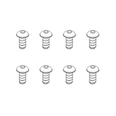 [YK HOBBY] 21220 Button Head Screws M3*6