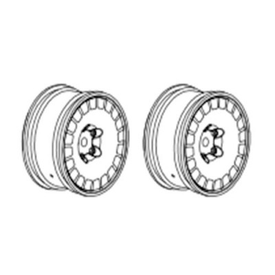 [YK HOBBY] 21227 Gray Rims