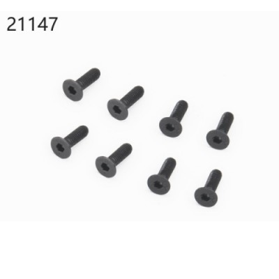 [YK HOBBY] 21147 Flat Head Hex Screw M3*10