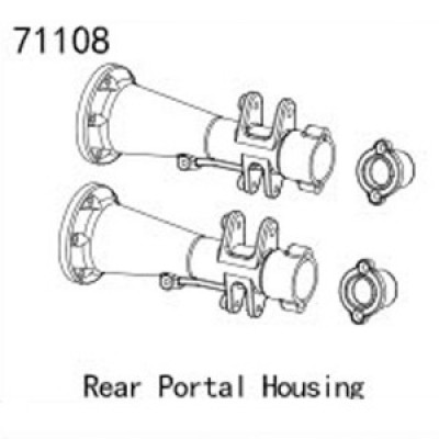 [YK HOBBY] YK71108 Rear Portal Housing