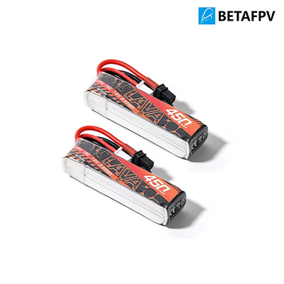 [BETAFPV] LAVA 2�� 7.6V 450mAh 75C LiHV ���̺������� ��Ƭ������ ���͸� (2��) - XT30