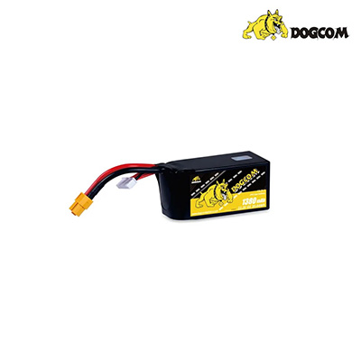 DOGCOM 6�� 22.2V 1380mAh 160C ��Ƭ������ ���͸� - XT60