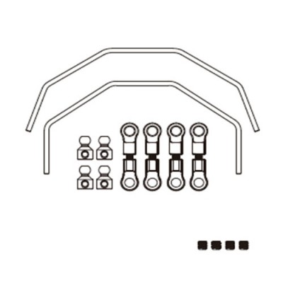 [MJX RC] mjx 10208 Front & rear anti-roll bar