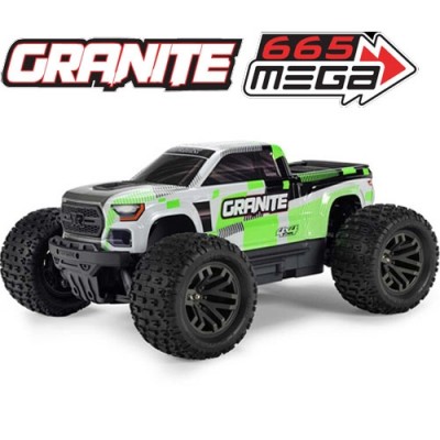 [ARRMA] 1/10 GRANITE MEGA 665 4X4 RTR �귯�õ� ���� Ʈ��, �׸�