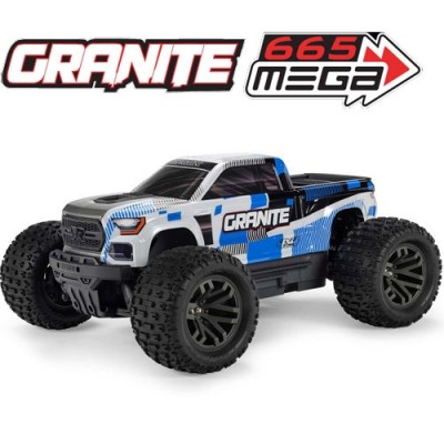 [ARRMA] 1/10 GRANITE MEGA 665 4X4 RTR �귯�õ� ���� Ʈ��, �Ķ���