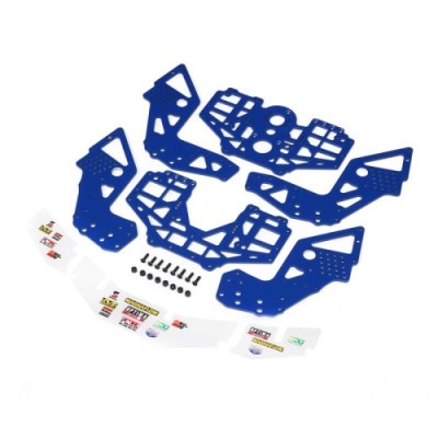 [TEAM LOSI] Chassis Plate Set, Blue: LMT 2.0