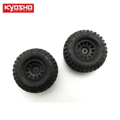 [KYOSHO] Premounted Tire/Wheel w/Weight 2pcs INTERCO TIRE