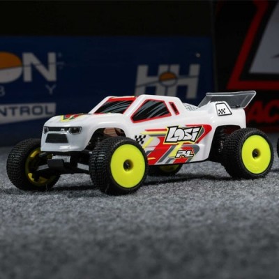 [TEAM LOSI] 1/28 Micro-T 2S 2WD RTR Stadium Truck, White ������,���͸�,USB������ ���� Ǯ��Ʈ