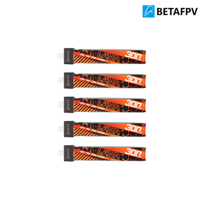 [BETAFPV] LAVA 1�� 3.8V 300mAh 75C LiHV ��Ƭ������ ���͸� (5��)