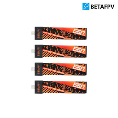 [BETAFPV] LAVA 1�� 3.8V 550mAh 75C LiHV ��Ƭ������ ���͸� (4��)