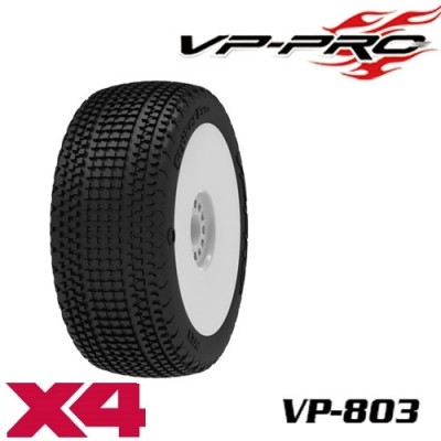 [VP PRO RACING] �Ѵ�� (1:8 ���� Ÿ�̾� ��)���� VP-803U Striker Evo M3 RW 1/8 Buggy Rubber Tyre 4������