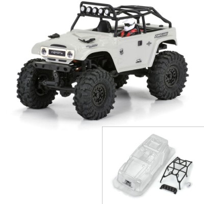 [PROLINE-RACING] 3663-00 1/24 1979 Toyota Land Cruiser FJ40 Clear Body with Trail Cage: SCX24