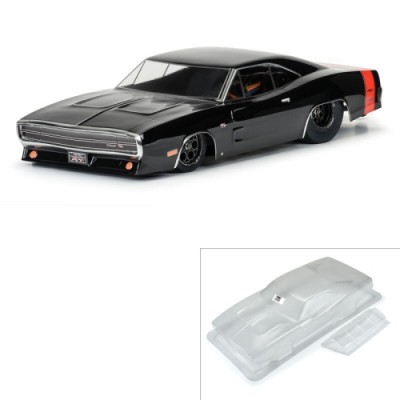 [PROLINE-RACING] 3599-00 1/10 1970 Dodge Charger Clear Body: Drag Car