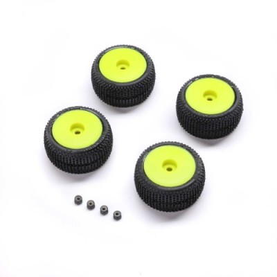 [PROLINE-RACING] Blockade Tire, Pro-Line OE, Wheel, Yellow, Mounted: Micro-T