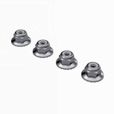[ARRMA] ARA-2472 Wide Flanged Nyloc Nut M4 (4Pcs)