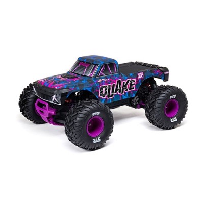 [ARRMA] 1/10 QUAKE 223S DSC 2WD RTR Brushless Monster Truck, Purple ������, ���͸�(2~3S) ����