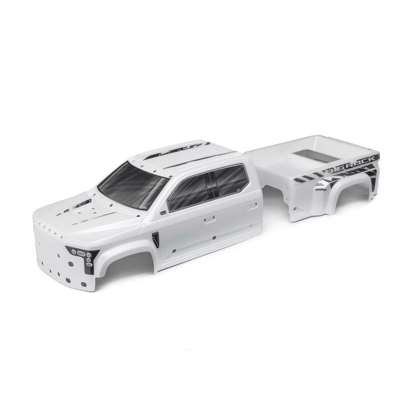 [ARRMA] ARA411028 BIG ROCK 6S BLX Painted Decaled Trimmed Body, White �����Ϸ�ٵ�
