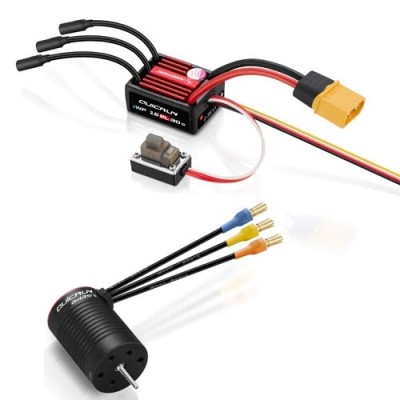 [HOBBYWING] QUICRUN WP 16BL30 G2 + QUICRUN 2435SL 4500KV BLACK G3 ���� ���ӱ� ������Ʈ