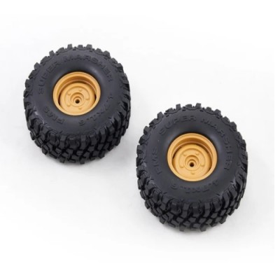 [ROC HOBBY] FCX10 Discovery Wheel Assembly 1 Pair (25 Degrees)