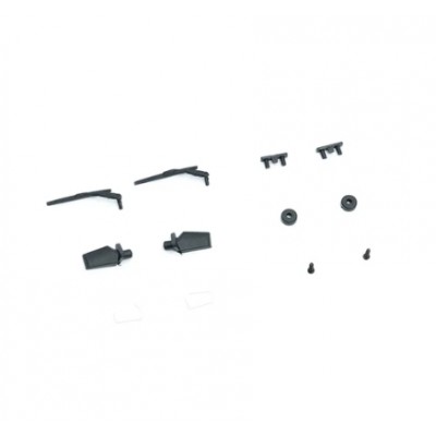 [ROC HOBBY] FCX24M Range Rover Rearview Mirror, Wiper and Handle