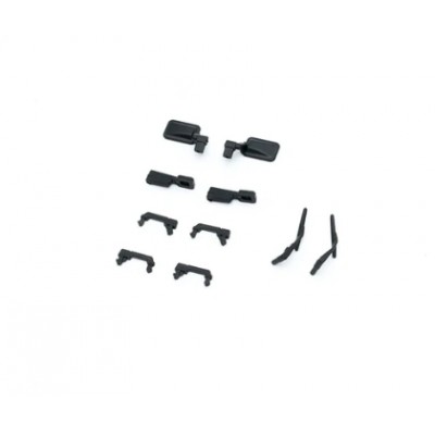 [ROC HOBBY] FCX24M Defender 110/90 Rearview Mirror, Wiper and Handle