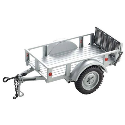 [ROC HOBBY] FCX18 UTILITY TRAILER B SLIVER