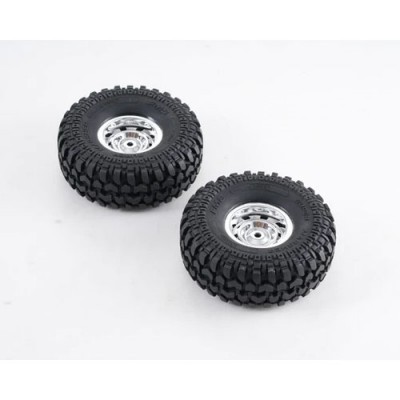 [ROC HOBBY] FCX10 1:10 CHEVROLET K5 BLAZER WHEEL ASSEMBLY 1 PAIR