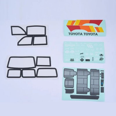 [ROC HOBBY] FCX10 TOYOTA LC80 DECAL SHEET