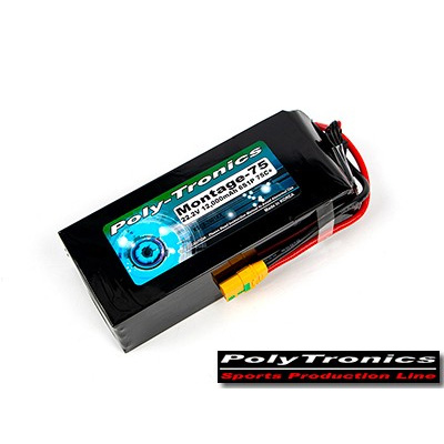 PT-B12000-Montage75 (22.2V, 6S1P, 75C+/JST-XT/XT90S) ��Ƭ������ ���͸� - XT90 ��Ƽ����ũ