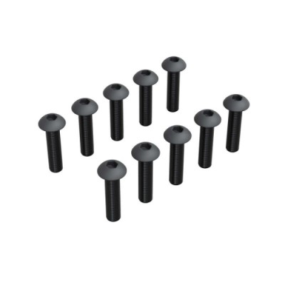 [ARRMA] ARA-3443 M2.5x12mm Button Head Screw With M3 Head (10)