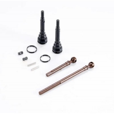 [ROC HOBBY] UNIVERSAL DRIVESHAFT SET FRONT V2 FOR FCX10 TOYOTA LC80, FCX10 Discovery/Range Rover/Defender 110, FCX10 LC80 Brushless