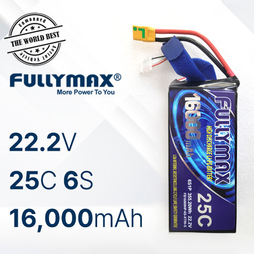 [FULLYMAX] Ǯ���ƽ� ������� ���͸� Lipo 6S 22.2V 16000mAh 25C (XT90s)