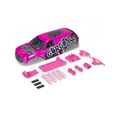 [ARRMA] ARA-2608 1/10 GORGON Painted, Decaled & Trimmed Body Set : Pink/Black