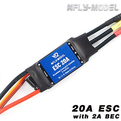 [XFLY] 20A ESC with 2A BEC 2-4S �귯������ ���ӱ�