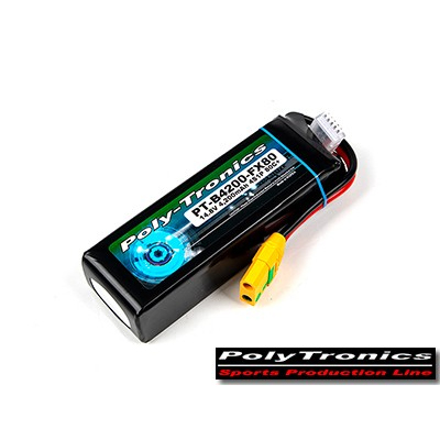 PT-B4200-FX80 (14.8V, 4S1P, 80C+/JST-XT/XT90-S) ��Ƭ������ ���͸� - XT90 ��Ƽ����ũ