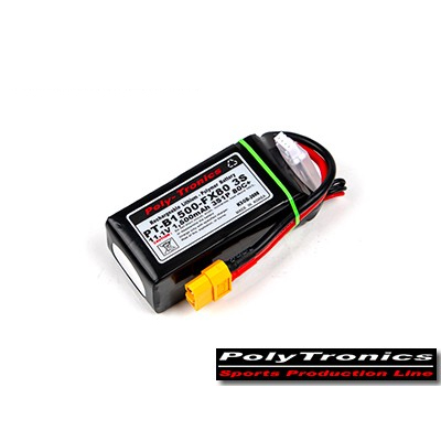 PT-B1500-FX80 (11.1V, 3S1P, 80C+/JST-XT) ��Ƭ������ ���͸� - XT60