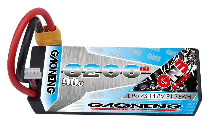 �˾���ũ GNB62003S90W [GNB] 11.1V 6200mAh 90C ��Ƭ������ ���͸� (�ϵ����̽�) - XT90 �� 4