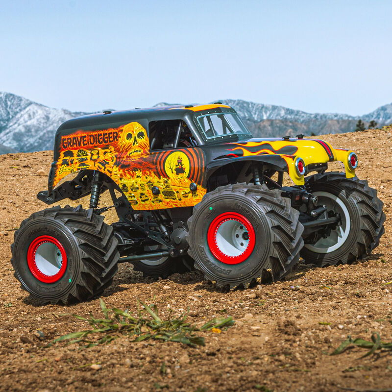�˾���ũ LOS04027 [TEAM LOSI] (��ȭ�� �����纰�� �ֽŹ���)TLR Tuned LMT 4WD Solid Axle Monster Truck Kit 24